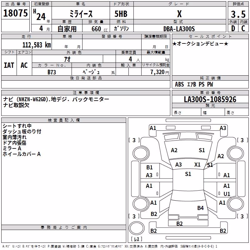 DAIHATSU MIRA E:S