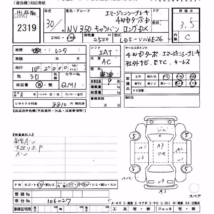 NISSAN NV350 CARAVAN