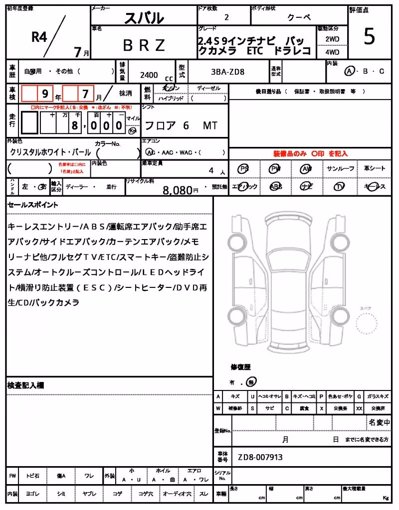 SUBARU BRZ