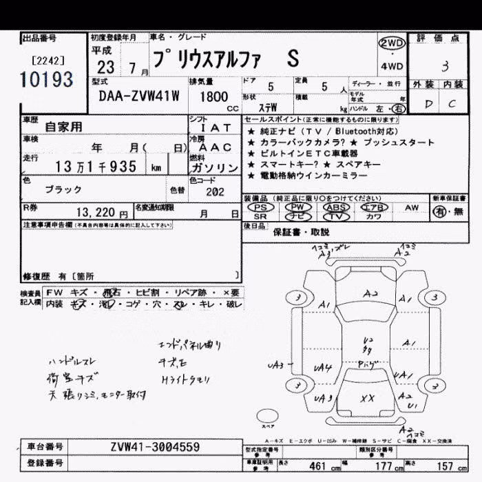 TOYOTA PRIUS ALPHA