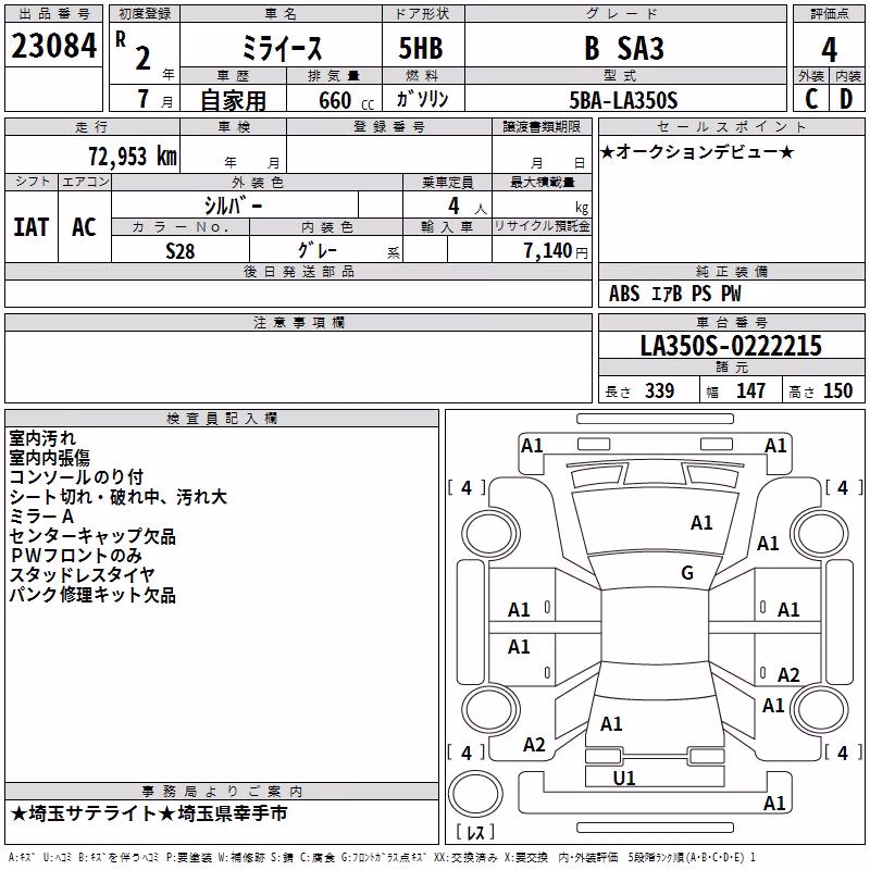 DAIHATSU MIRA E:S