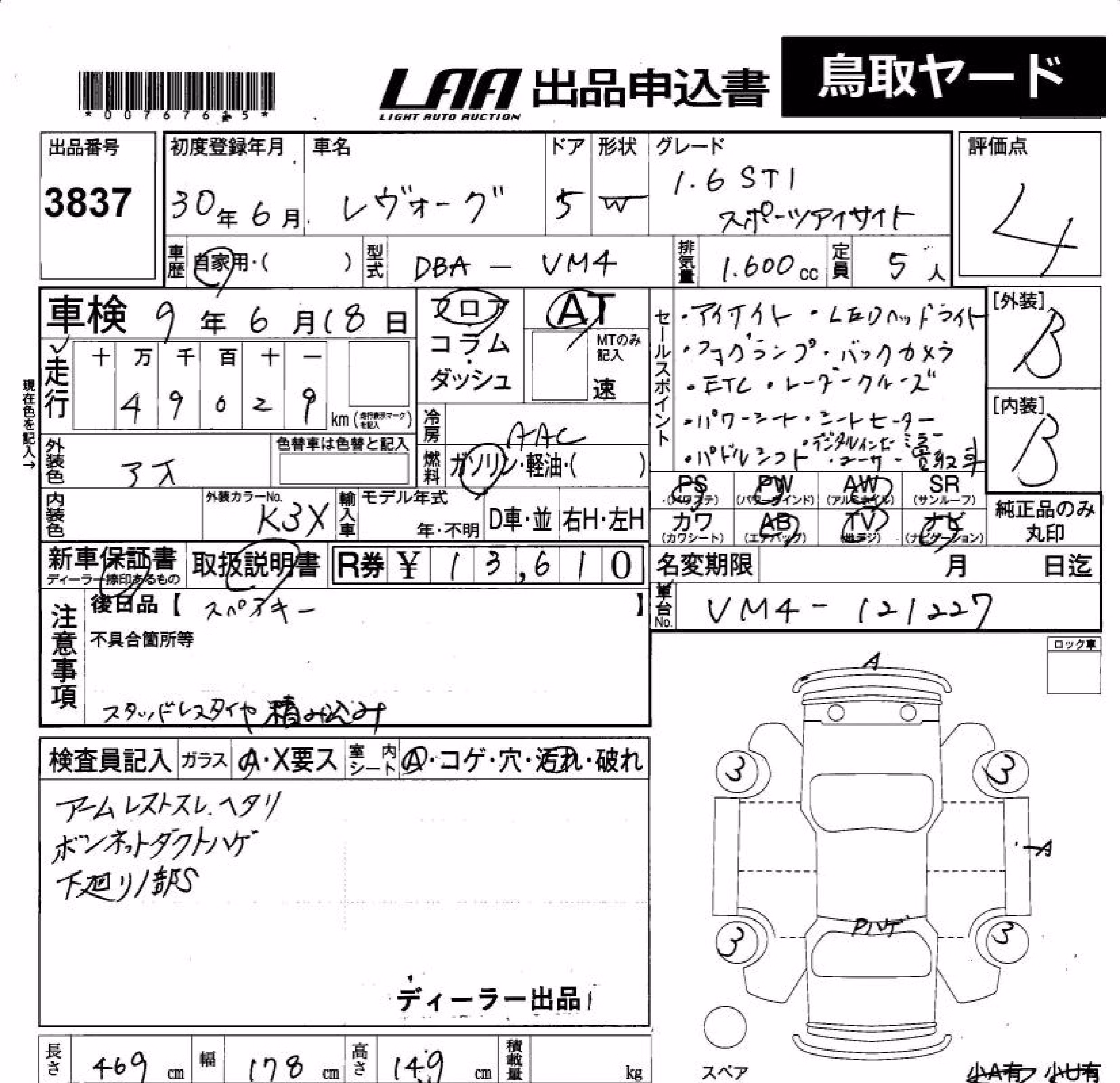SUBARU LEVORG