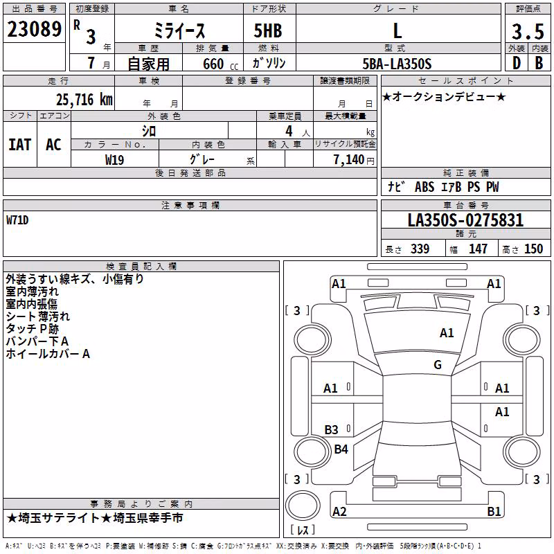 DAIHATSU MIRA E:S