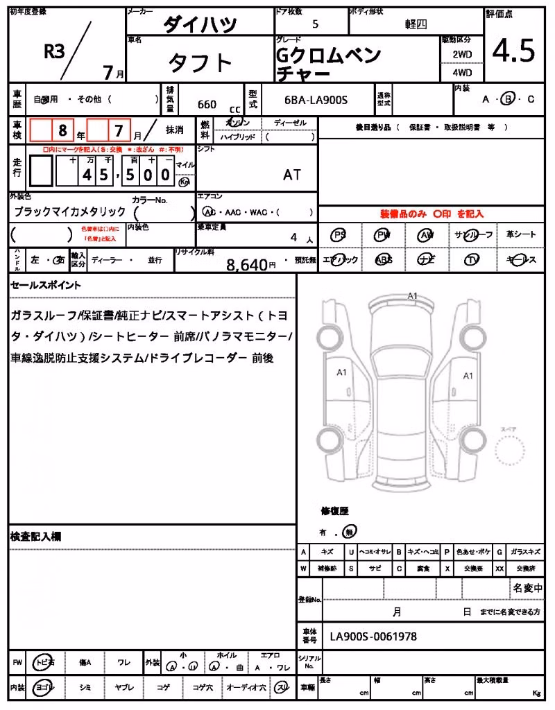 DAIHATSU TAFT