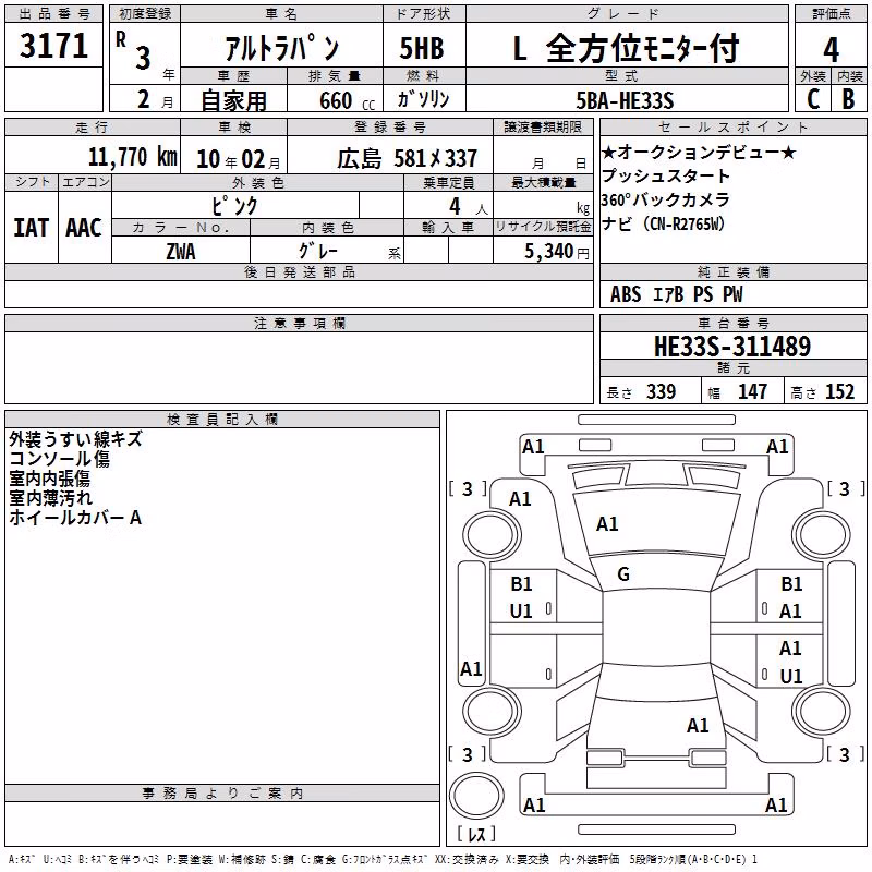SUZUKI ALTO LAPIN