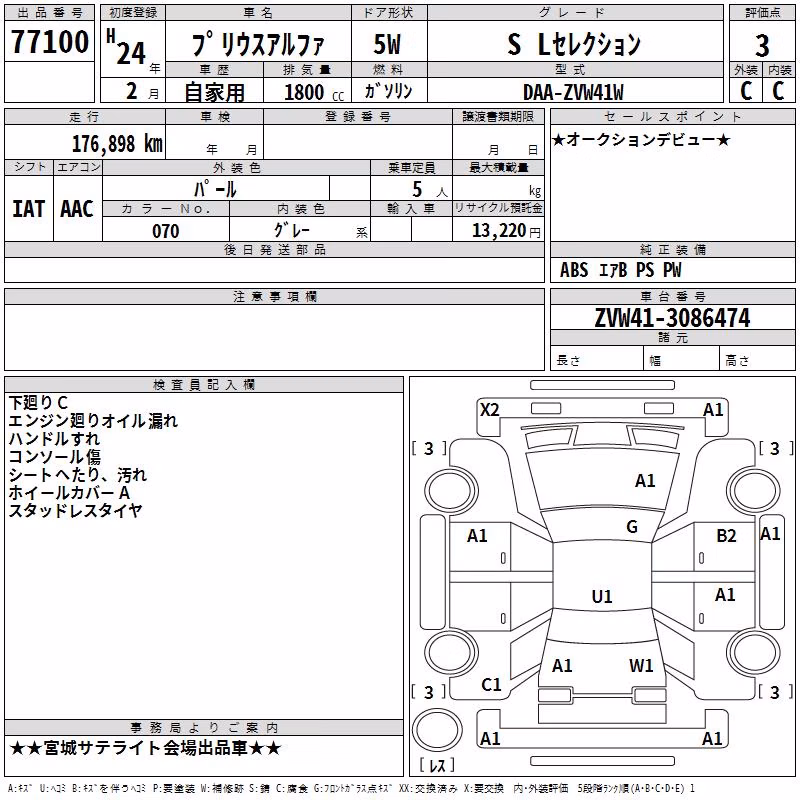 TOYOTA PRIUS ALPHA