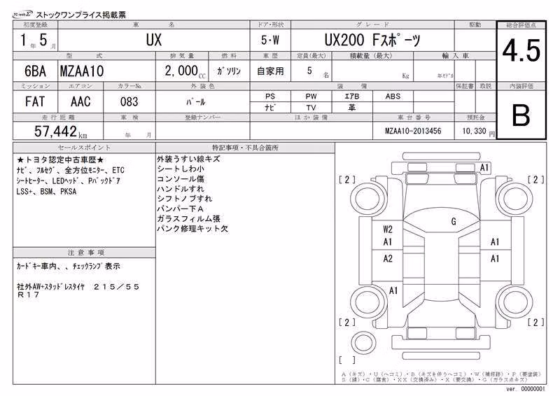LEXUS UX200