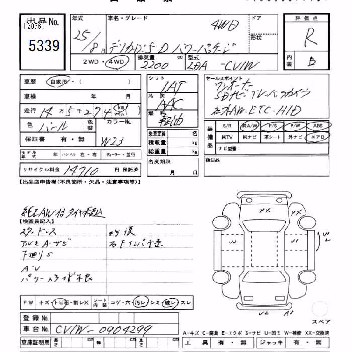 MITSUBISHI DELICA D:5