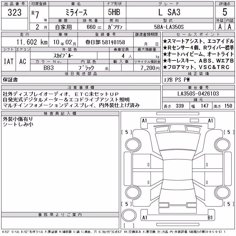DAIHATSU MIRA E:S