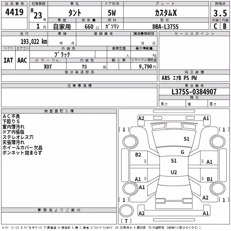 DAIHATSU TANTO