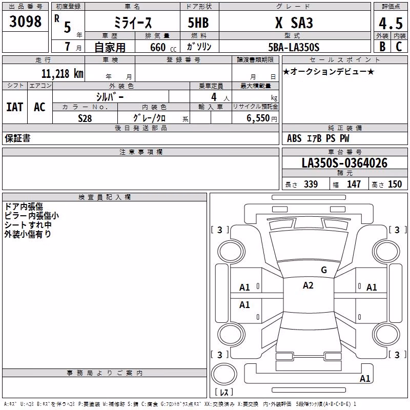 DAIHATSU MIRA E:S