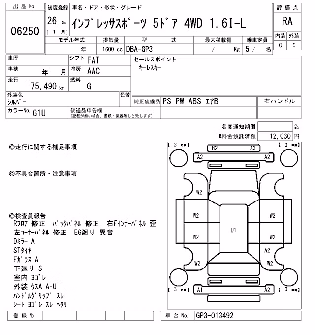 SUBARU IMPREZA