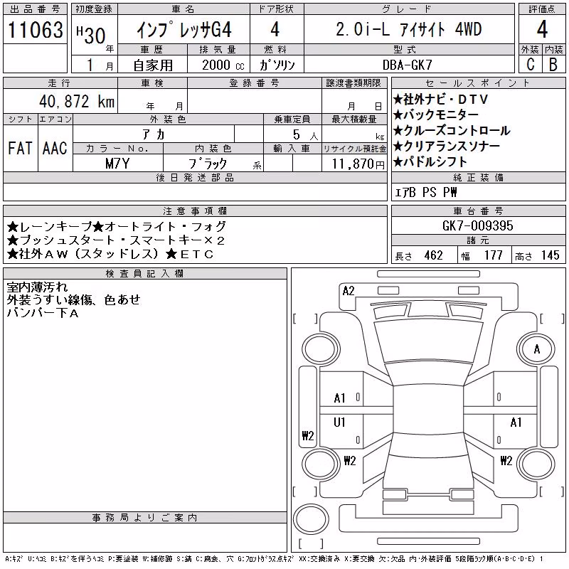 SUBARU IMPREZA