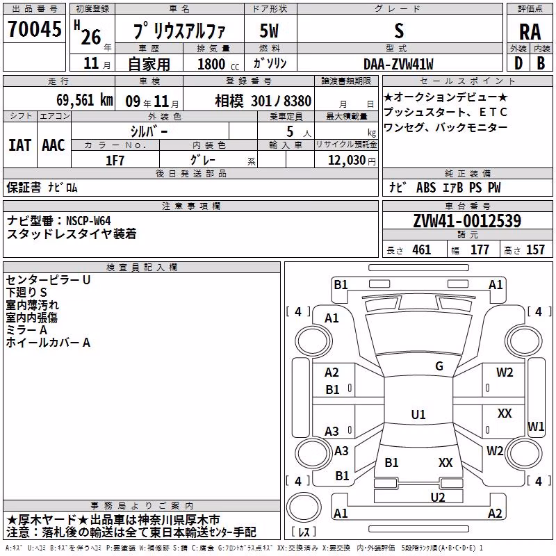 TOYOTA PRIUS ALPHA