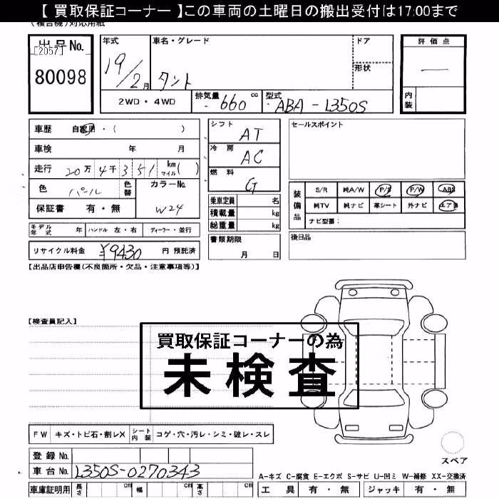 DAIHATSU TANTO