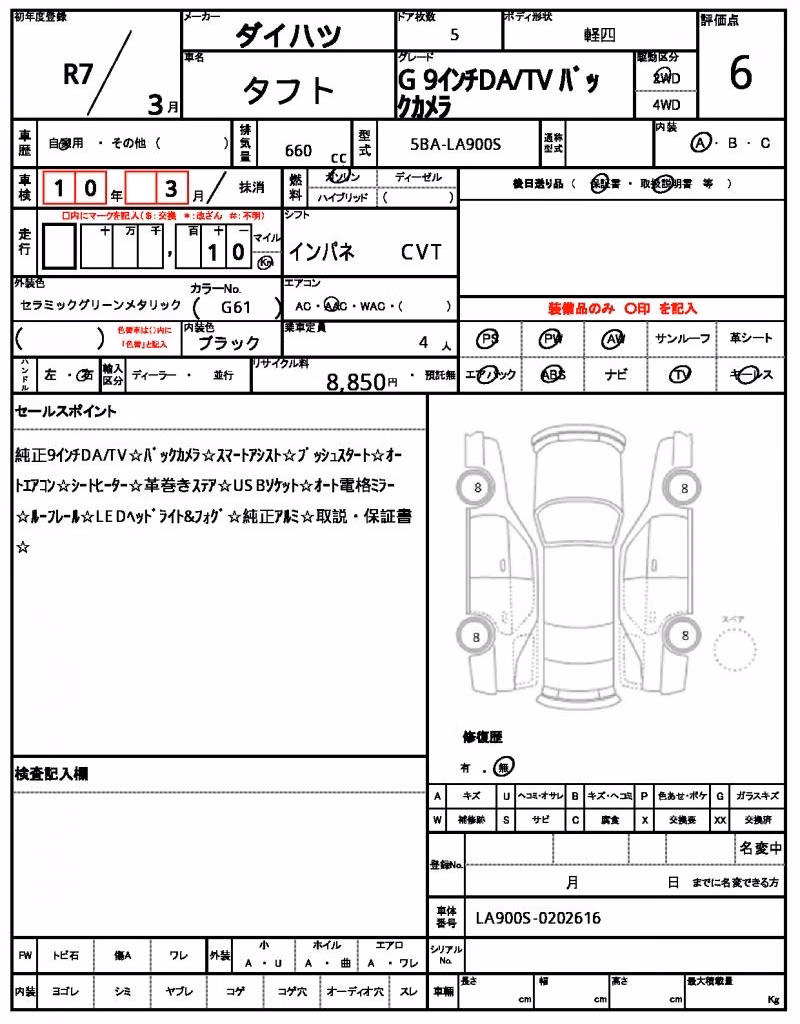 DAIHATSU TAFT