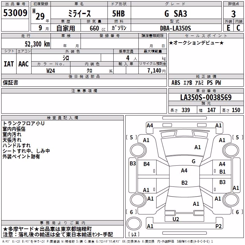 DAIHATSU MIRA E:S