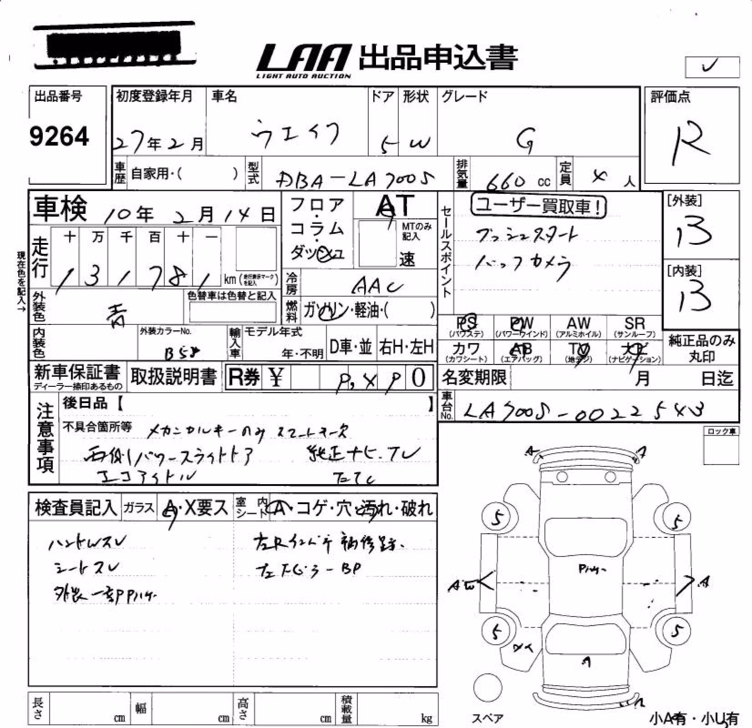 DAIHATSU WAKE