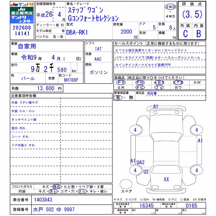 HONDA STEPWGN
