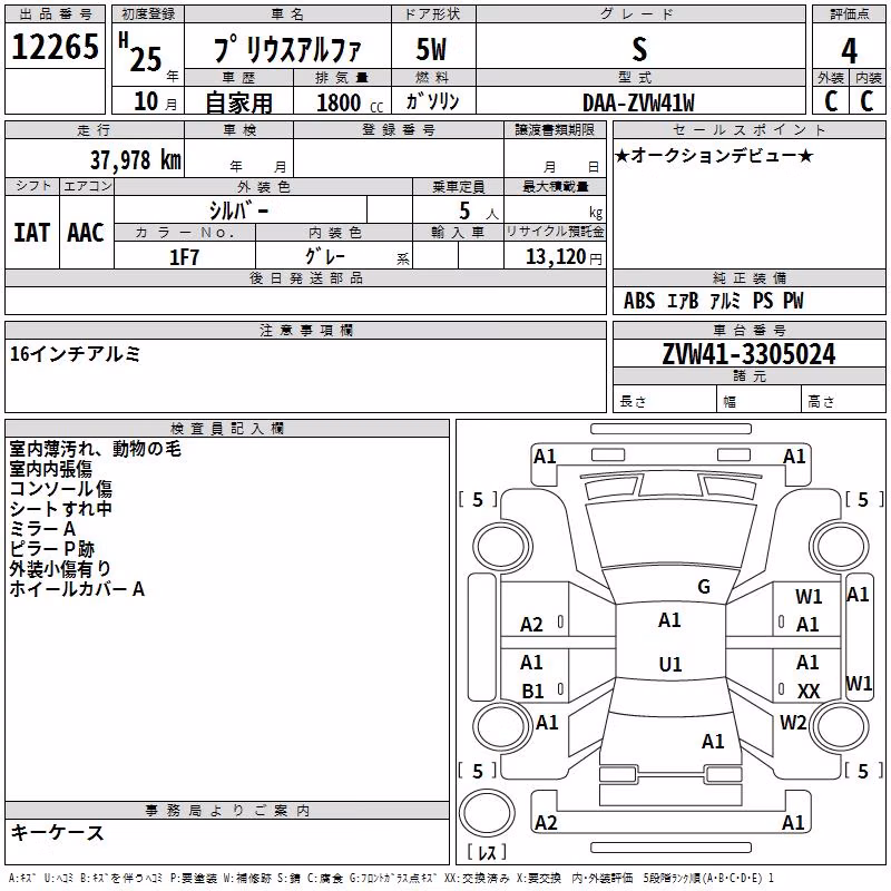 TOYOTA PRIUS ALPHA