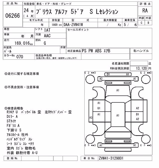 TOYOTA PRIUS ALPHA