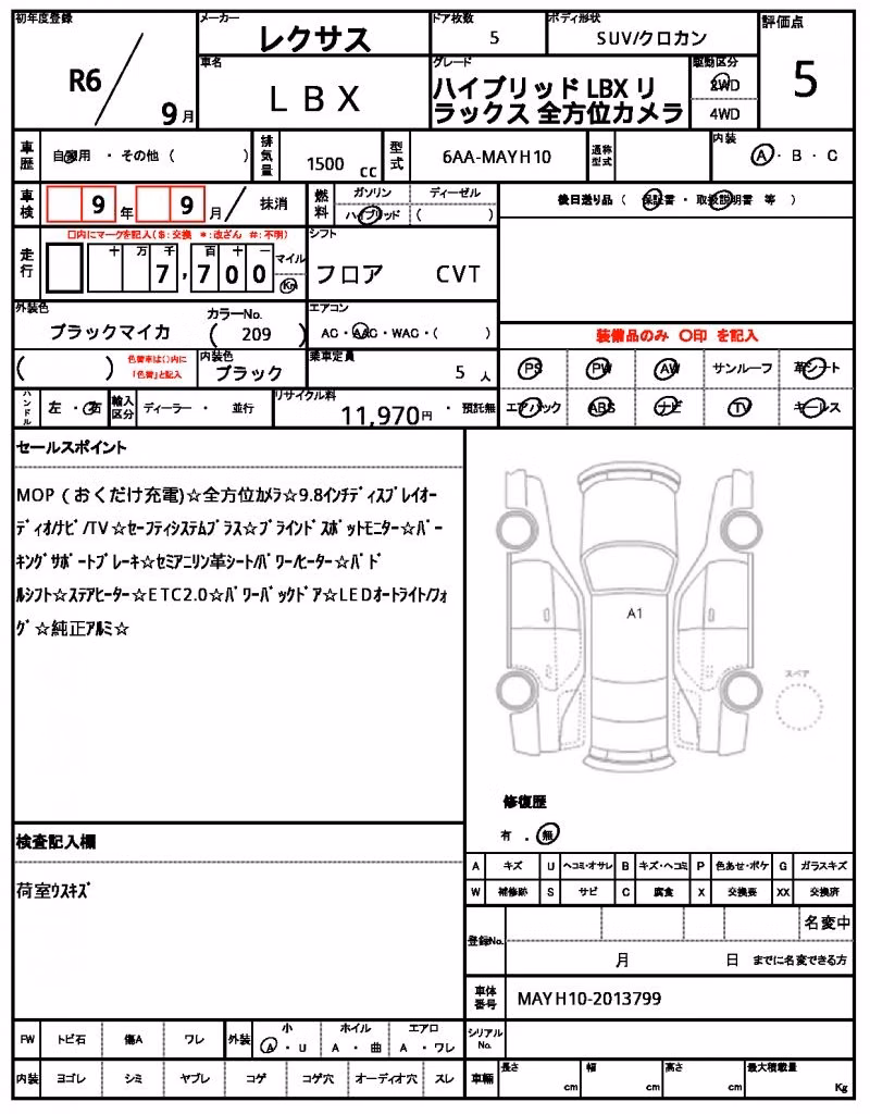 LEXUS LBX