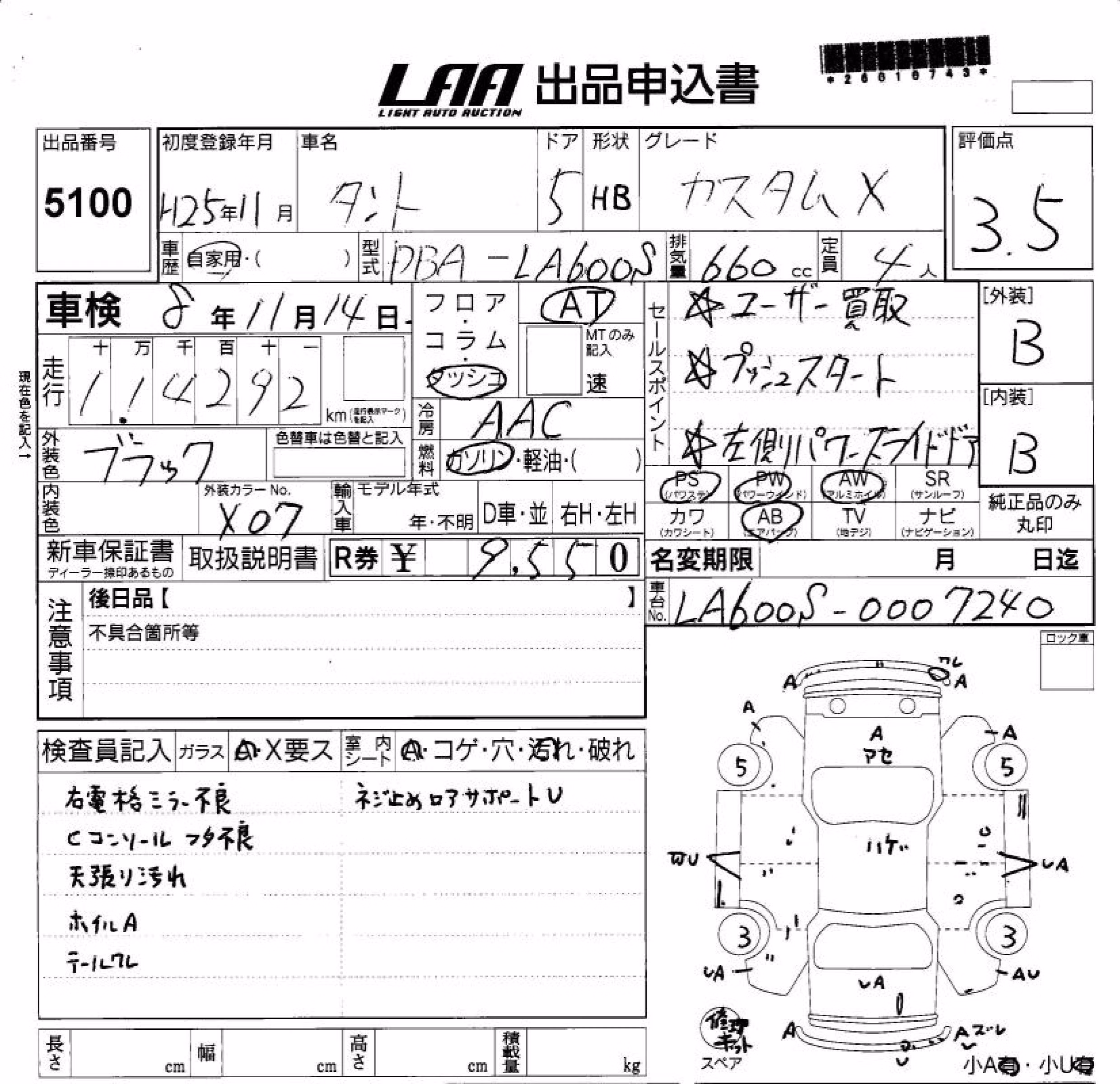 DAIHATSU TANTO