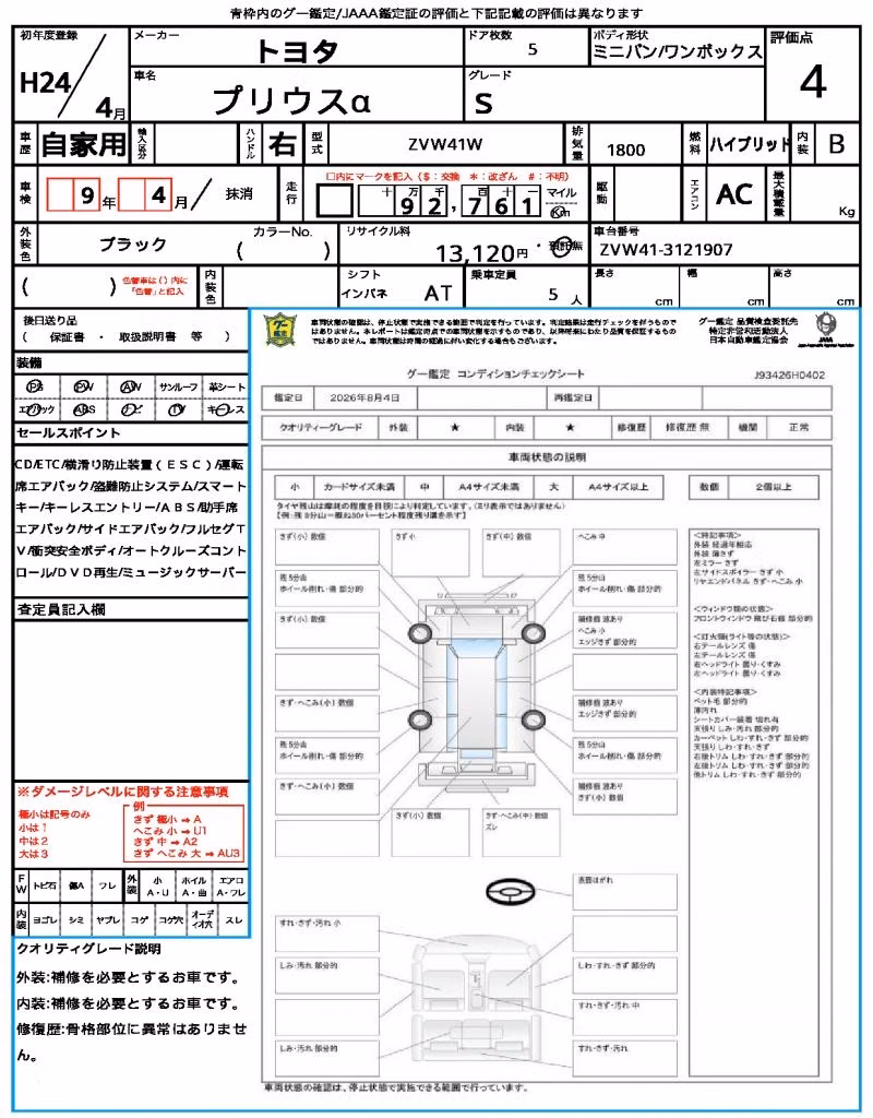 TOYOTA PRIUS ALPHA