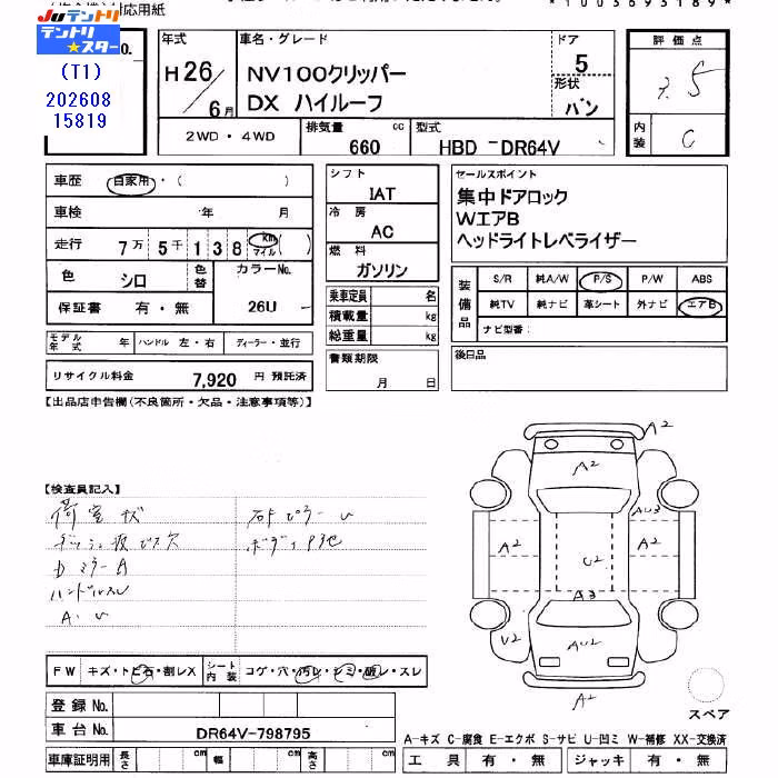 NISSAN NV100 CLIPPER