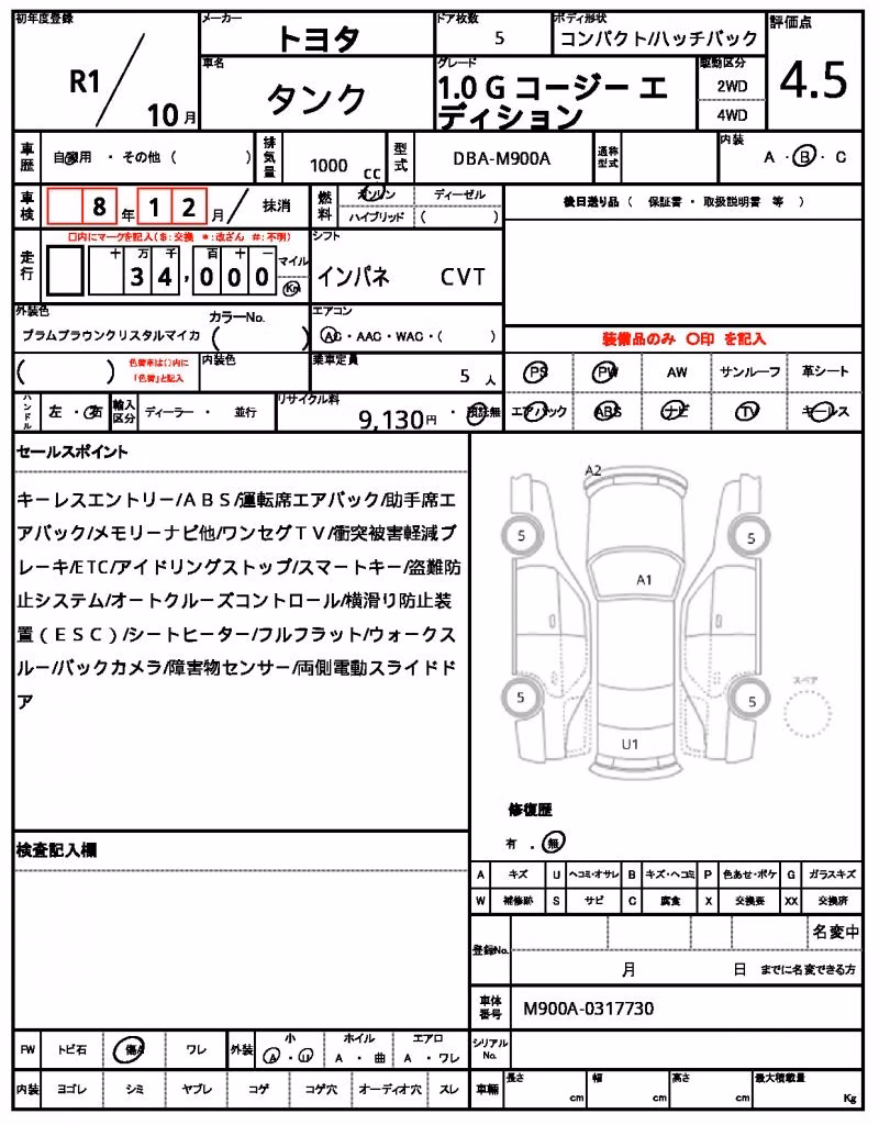 TOYOTA TANK