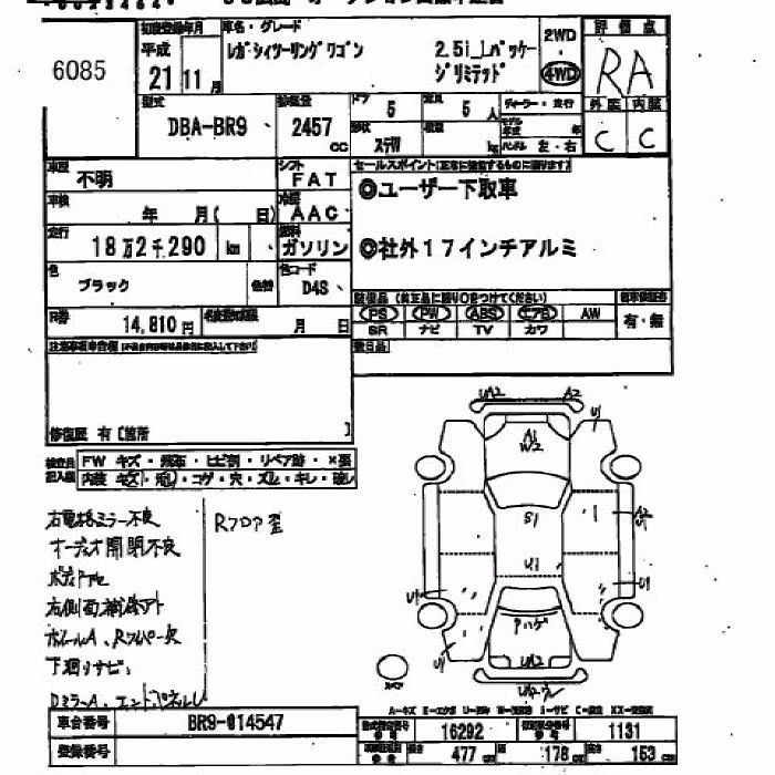 SUBARU LEGACY