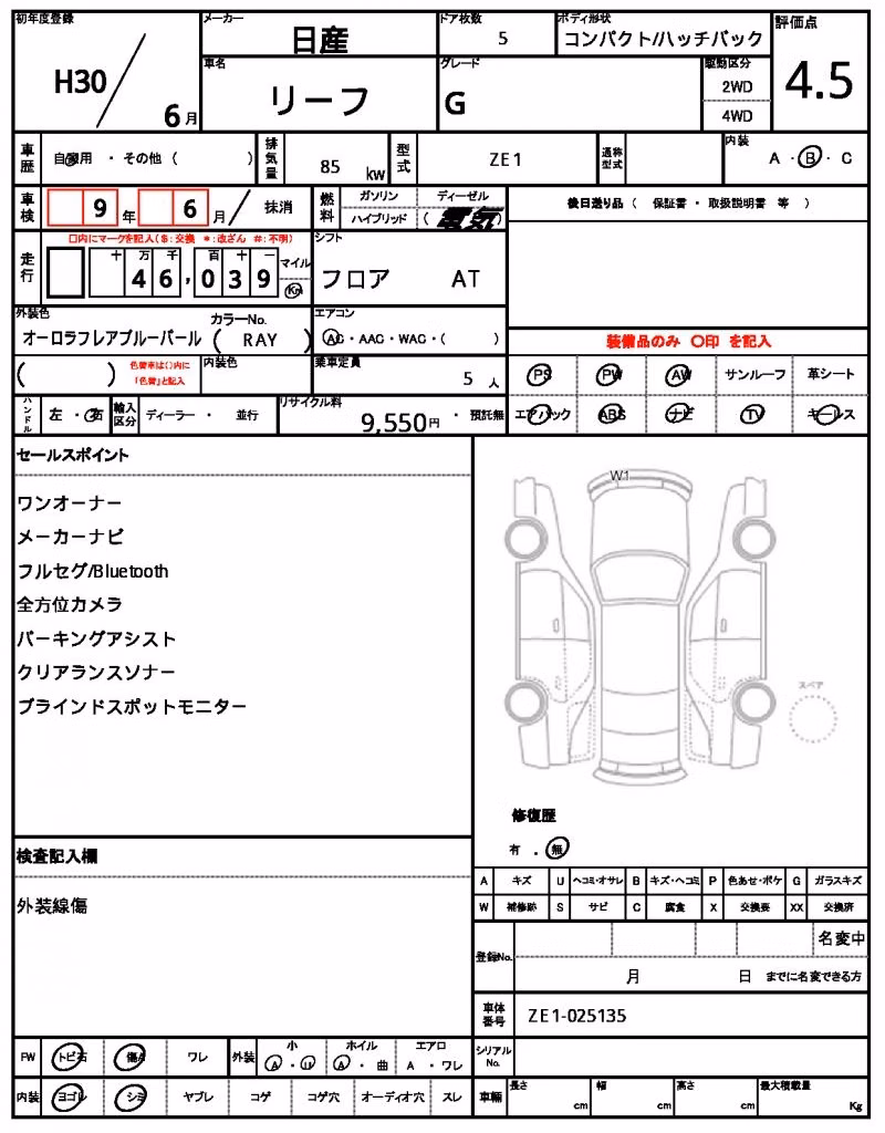 NISSAN LEAF