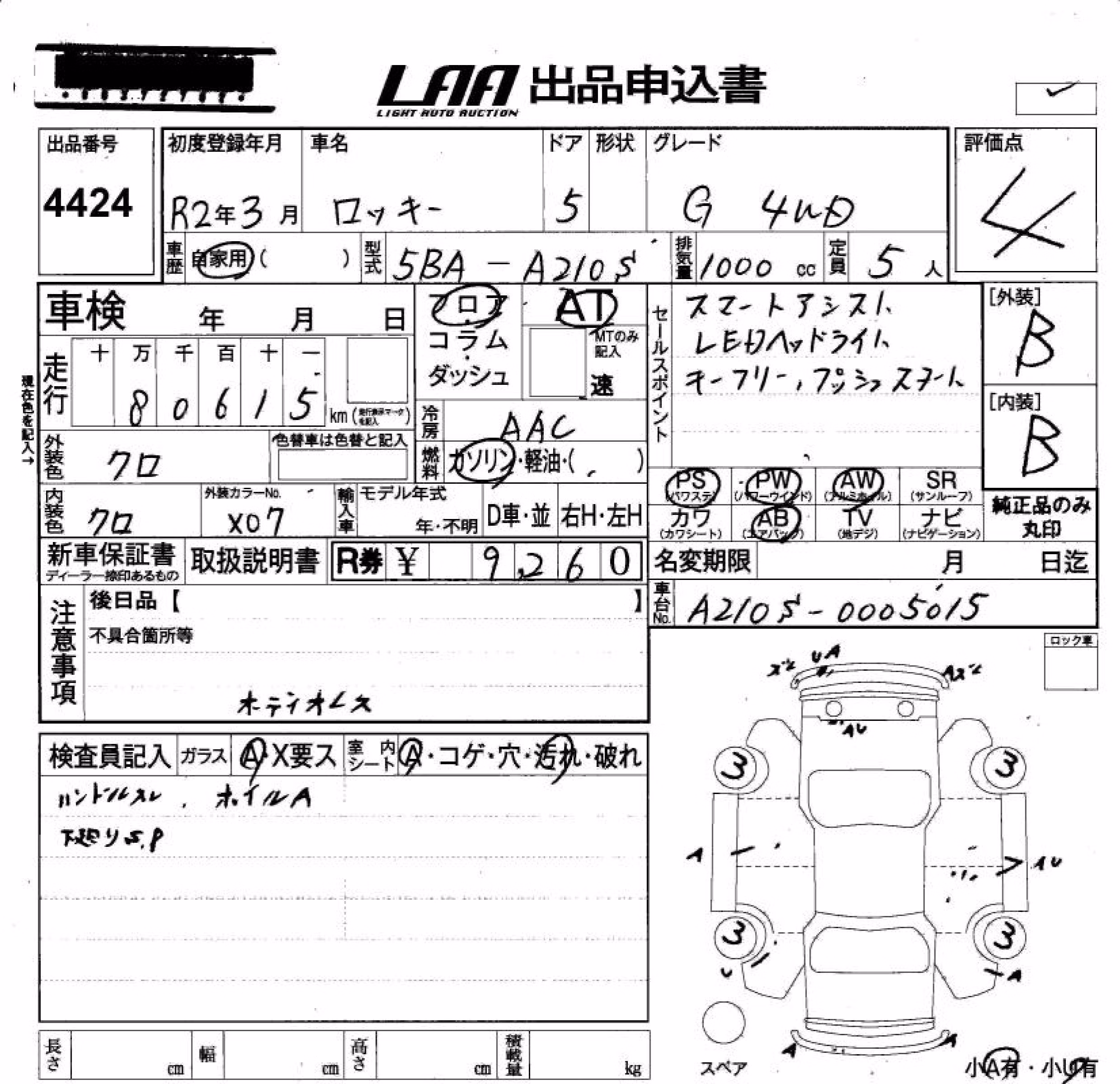 DAIHATSU ROCKY