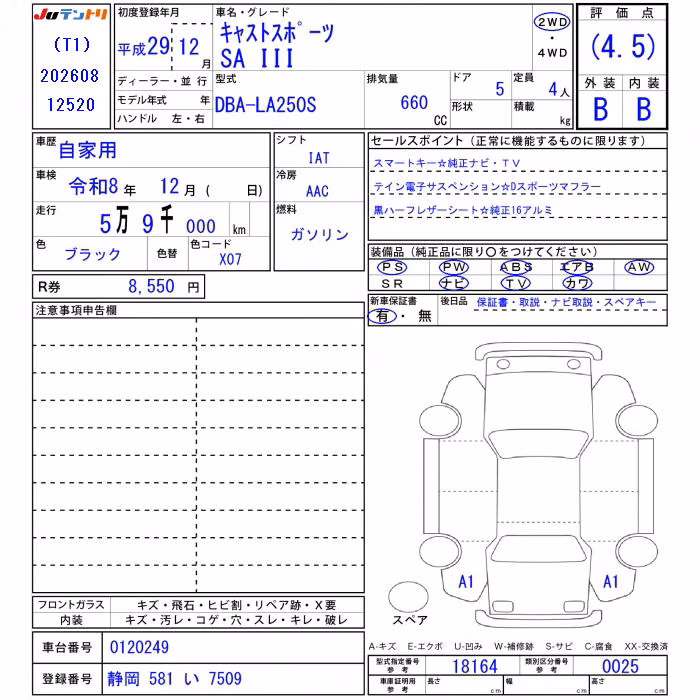 DAIHATSU CAST