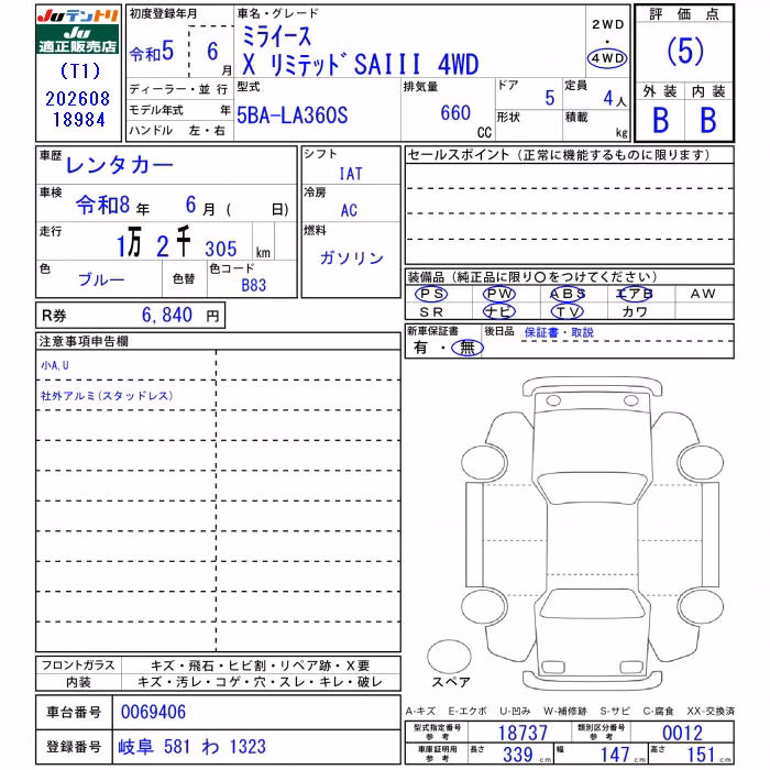 DAIHATSU MIRA E:S