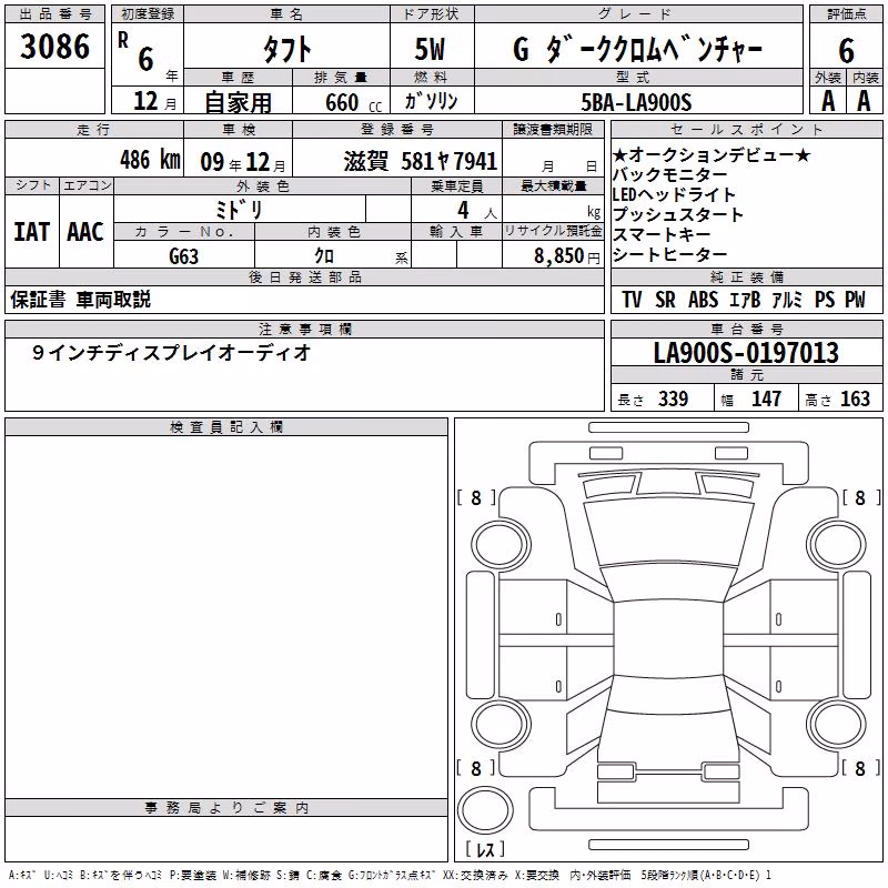 DAIHATSU TAFT