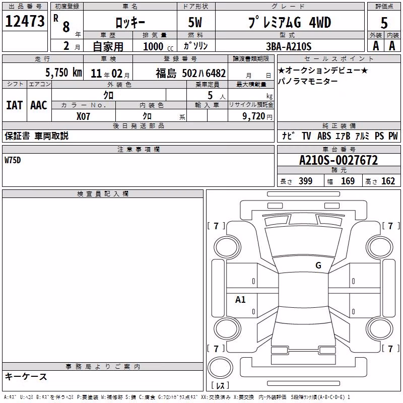 DAIHATSU ROCKY