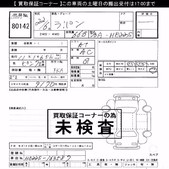 SUZUKI ALTO LAPIN