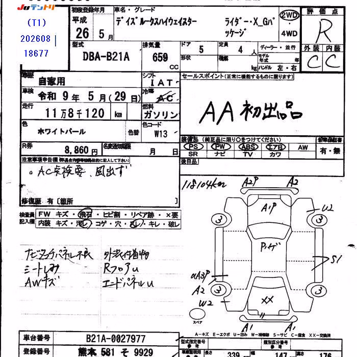 NISSAN DAYZ ROOX