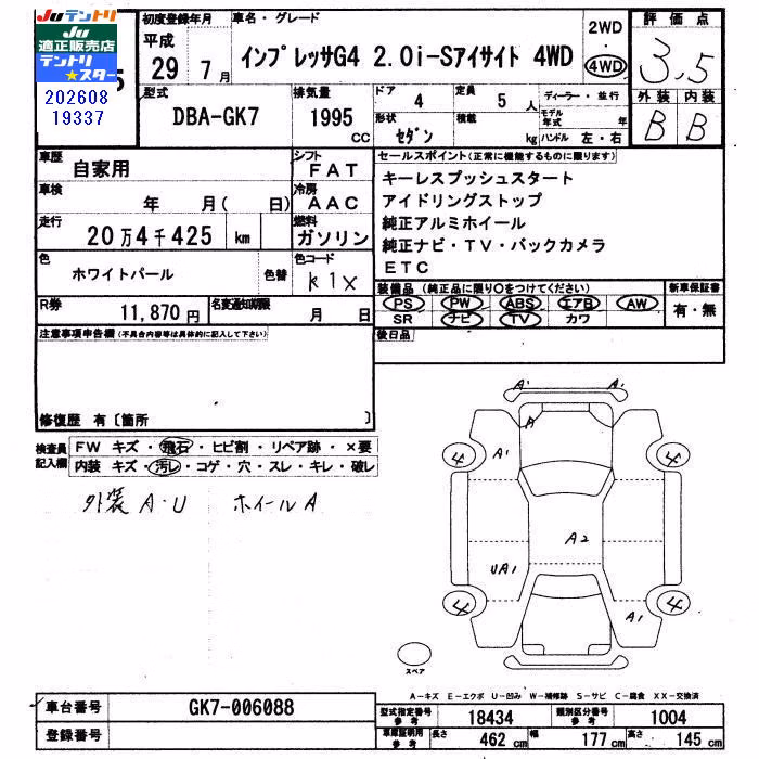 SUBARU IMPREZA