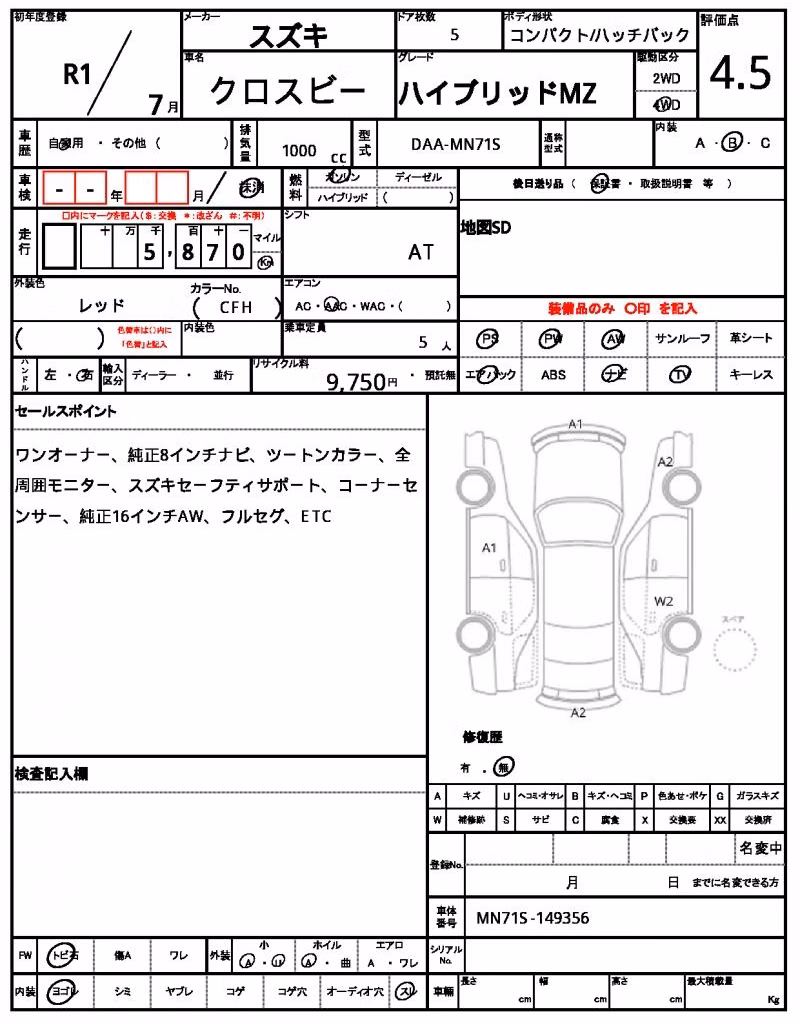 SUZUKI XBEE