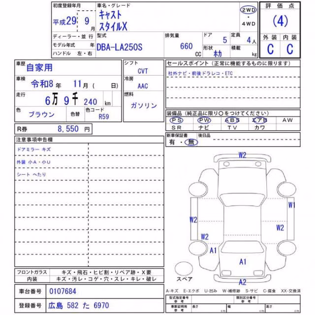 DAIHATSU CAST