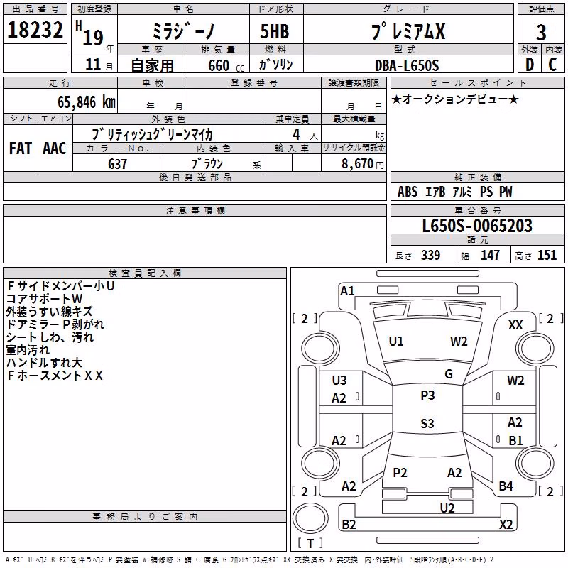 DAIHATSU MIRA GINO