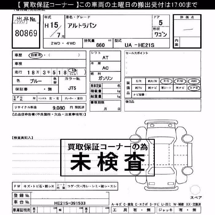 SUZUKI ALTO LAPIN