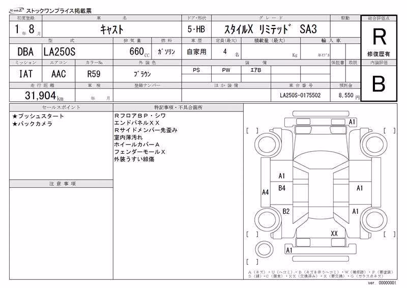 DAIHATSU CAST