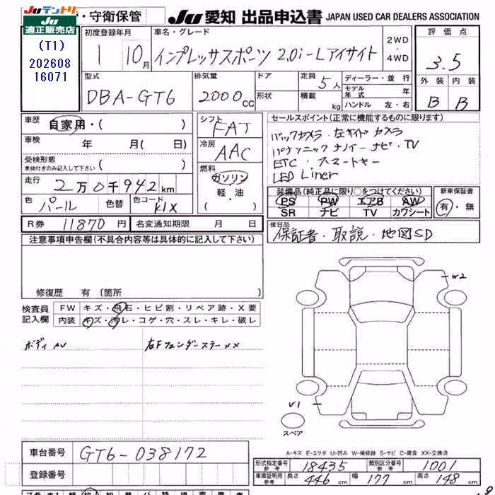SUBARU IMPREZA