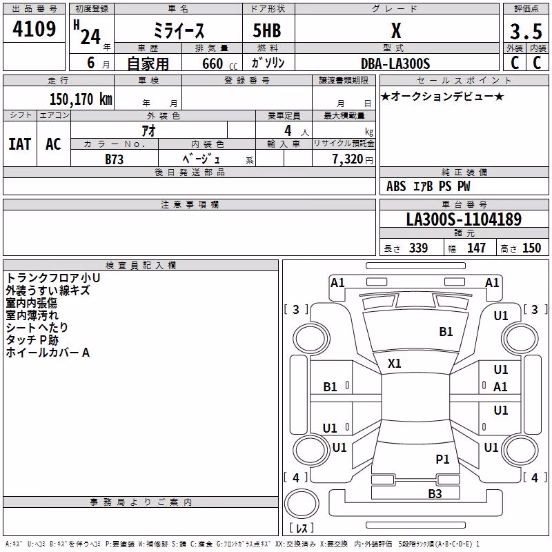 DAIHATSU MIRA E:S