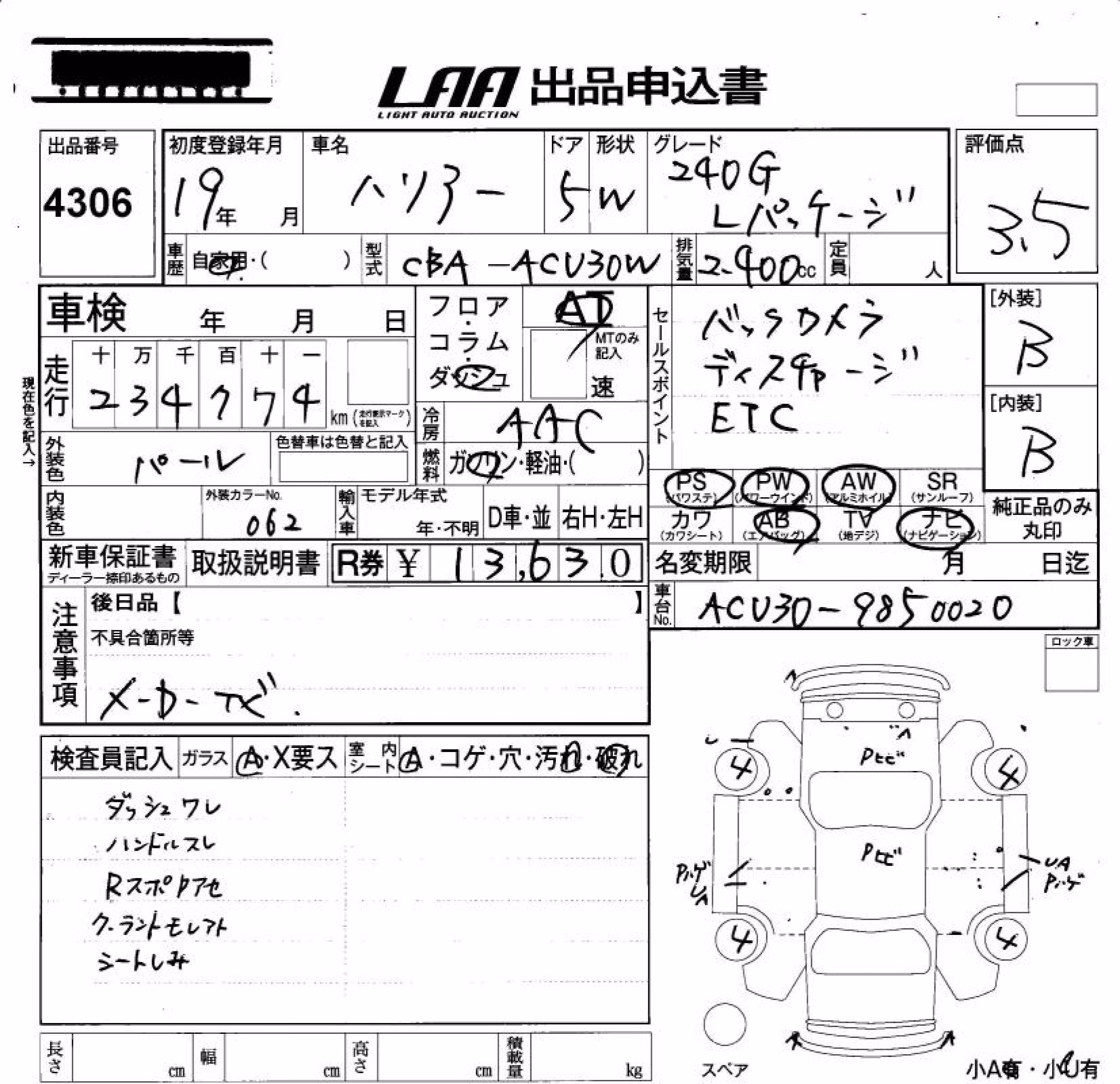 TOYOTA HARRIER