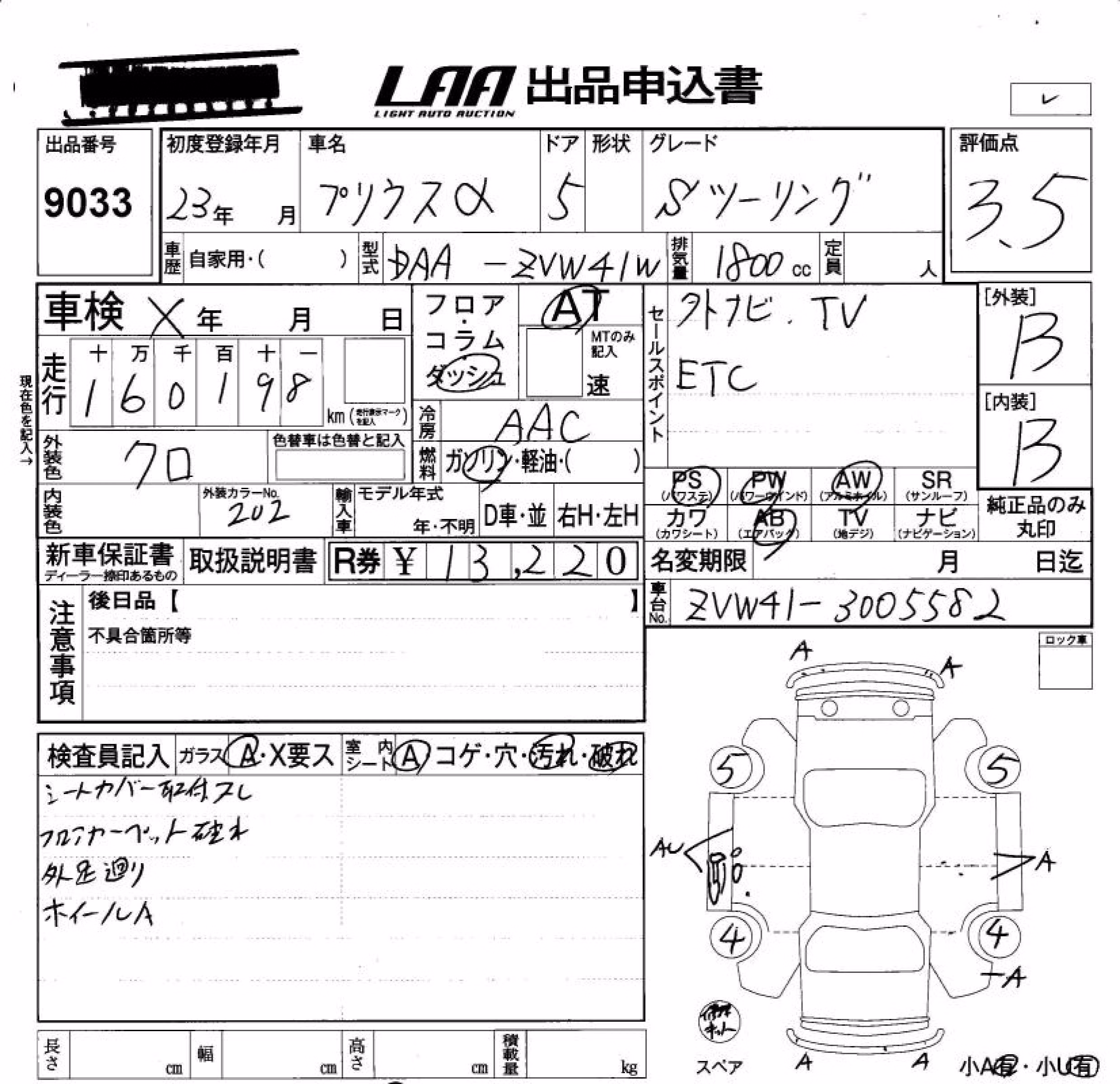 TOYOTA PRIUS ALPHA