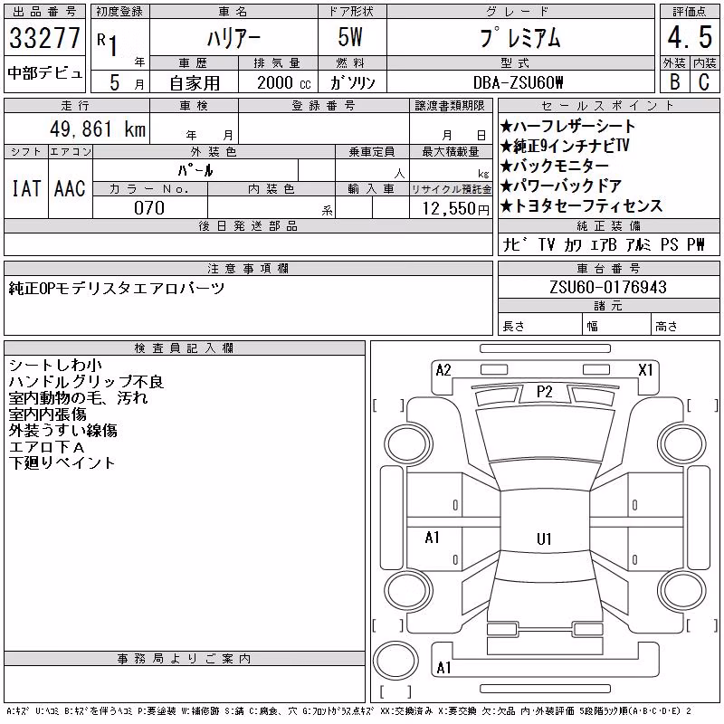 TOYOTA HARRIER